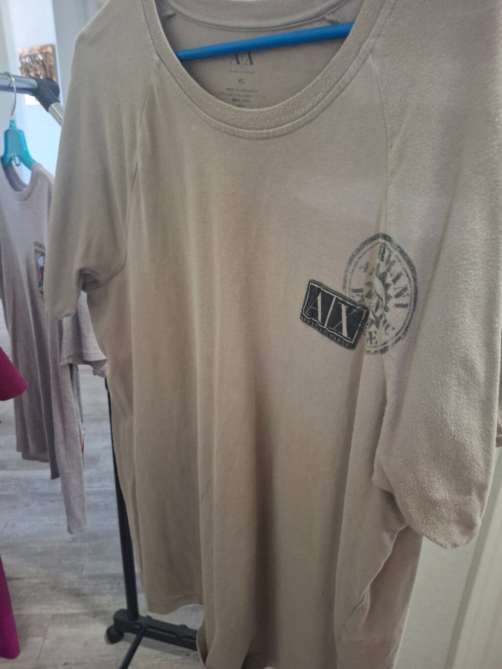 AX extra-large army green shirt